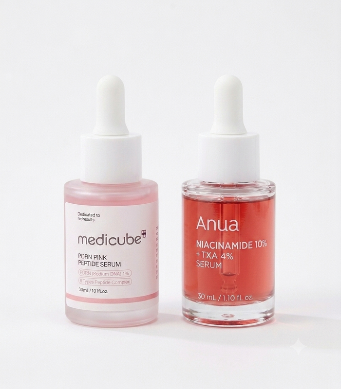 Combo De Serum Medicube Pdrn Y Anua 30ml